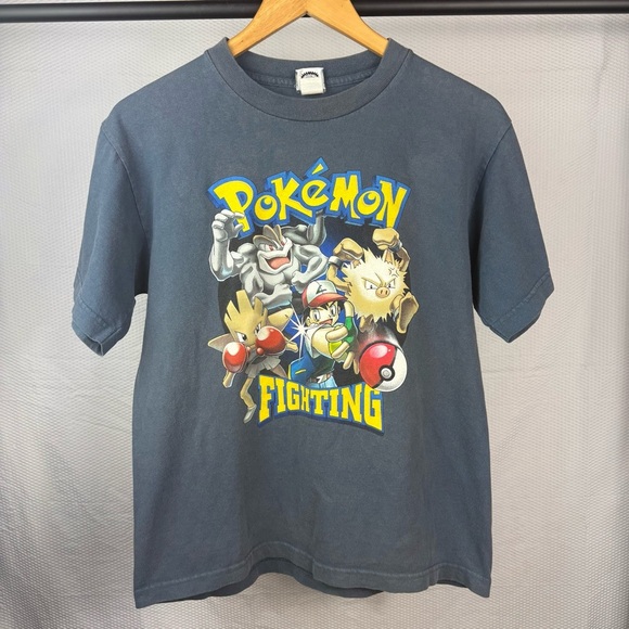 Pokemon Other - Vintage Fighting Pokemon 2000 Nintendo T-Shirt Size Youth XLarge